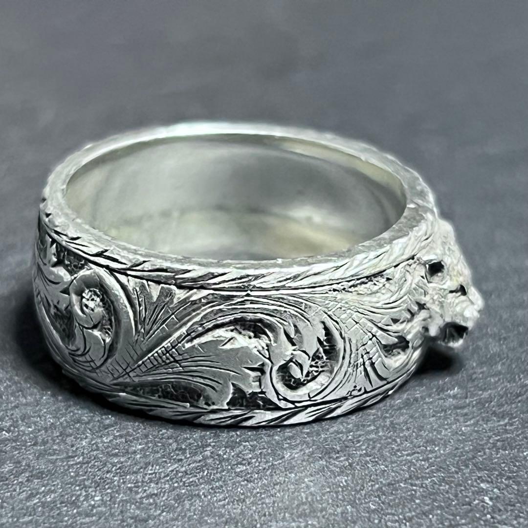 GUCCI シルバーリング キャットヘッド 表記サイズ23 実寸21号