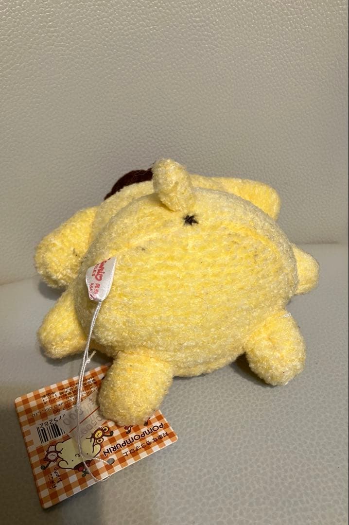 ポムポムプリン　カスタードプリン　ぬいぐるみ　マスコット　ボールチェーン