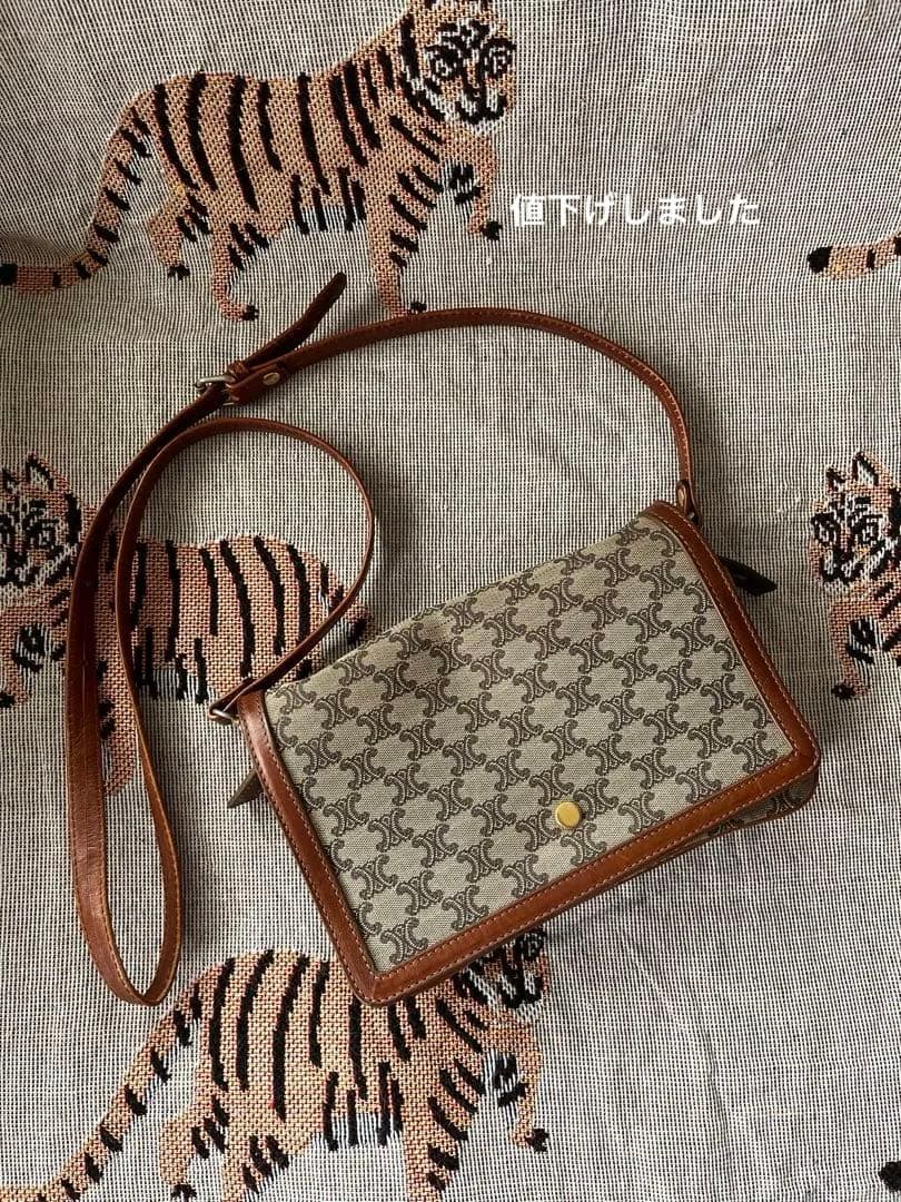 オールドセリーヌ　トリオンフショルダーバッグ