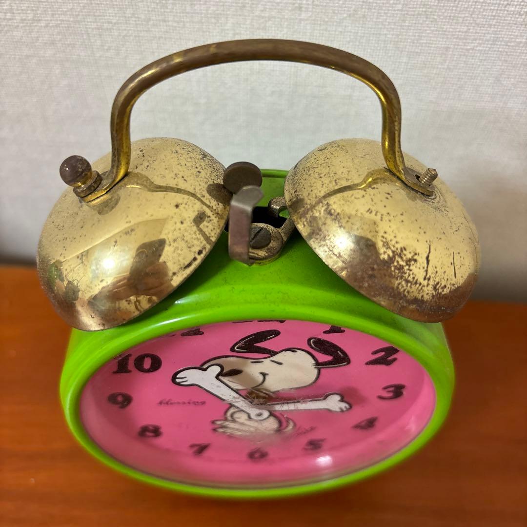 スヌーピー 時計　目覚まし　レア　ヴィンテージ　⑥