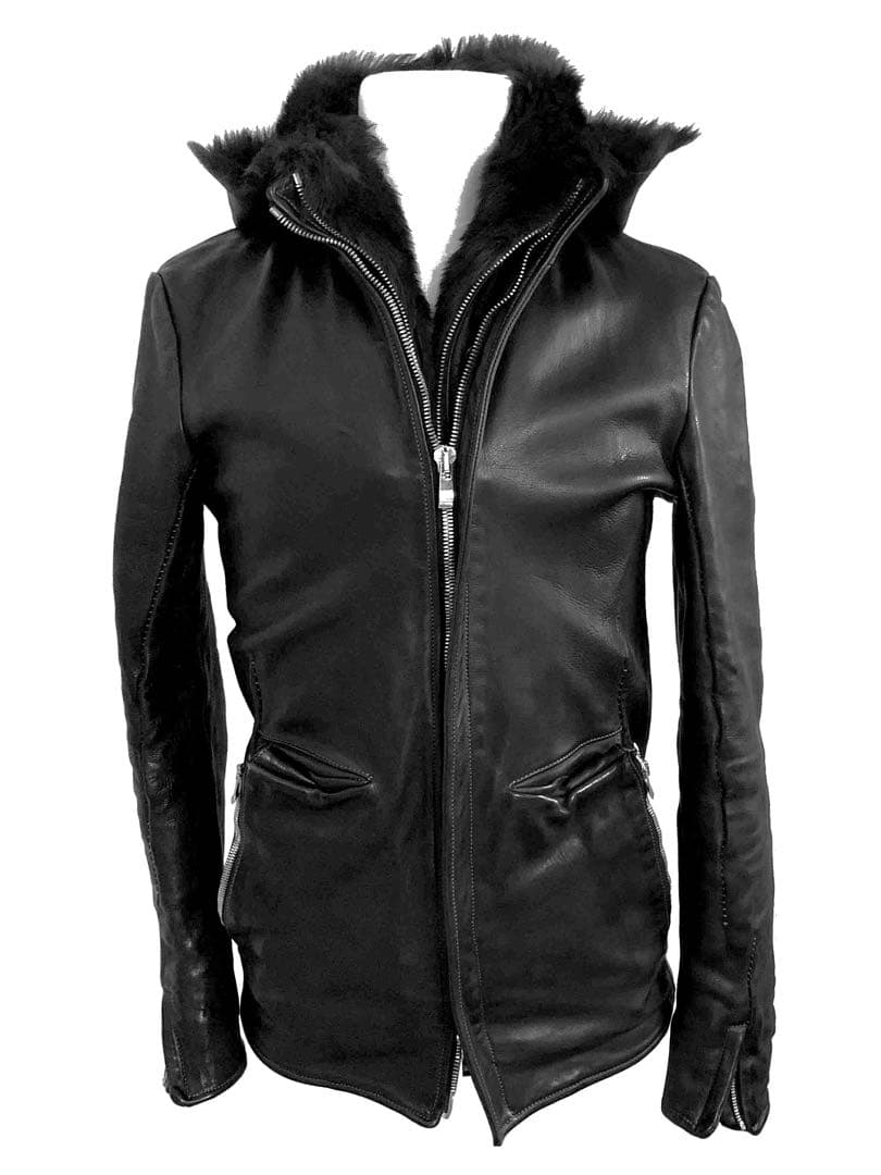 ぼ*う様 incarnation ムートンフード付ブルゾン ma+ DEVOA