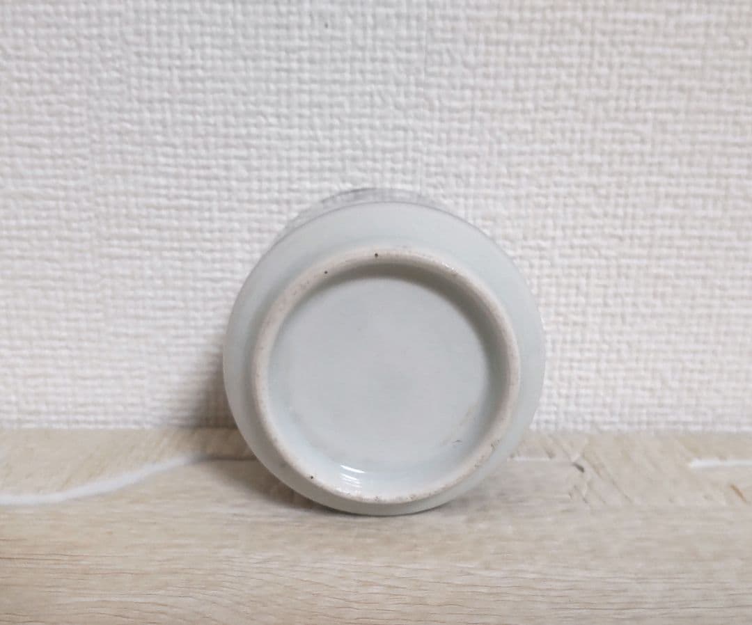 古伊万里　染付人物・獅子覗