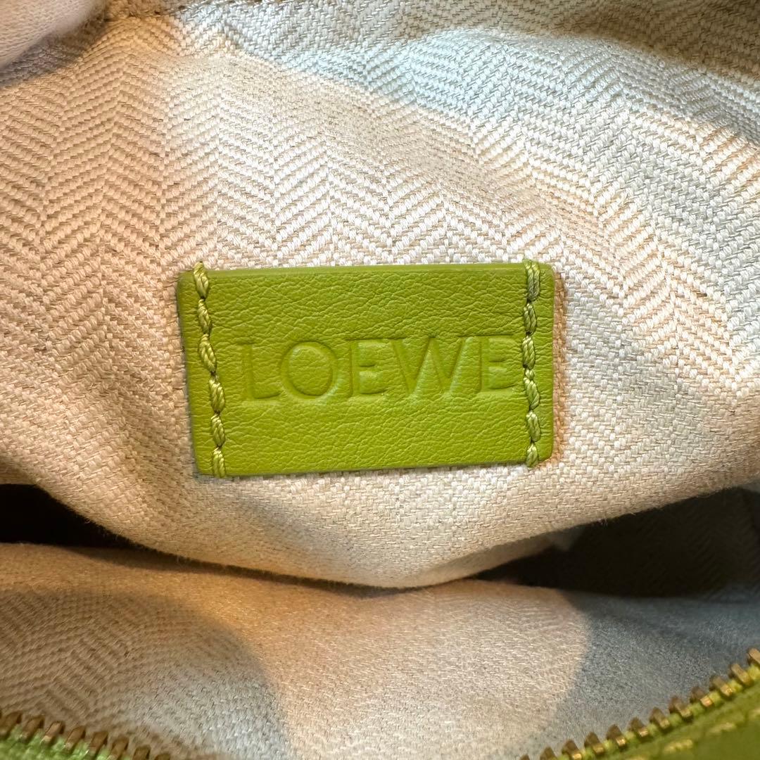 未使用級✨ロエベ ショルダーバッグ アナグラム バスケット スリットポシェット