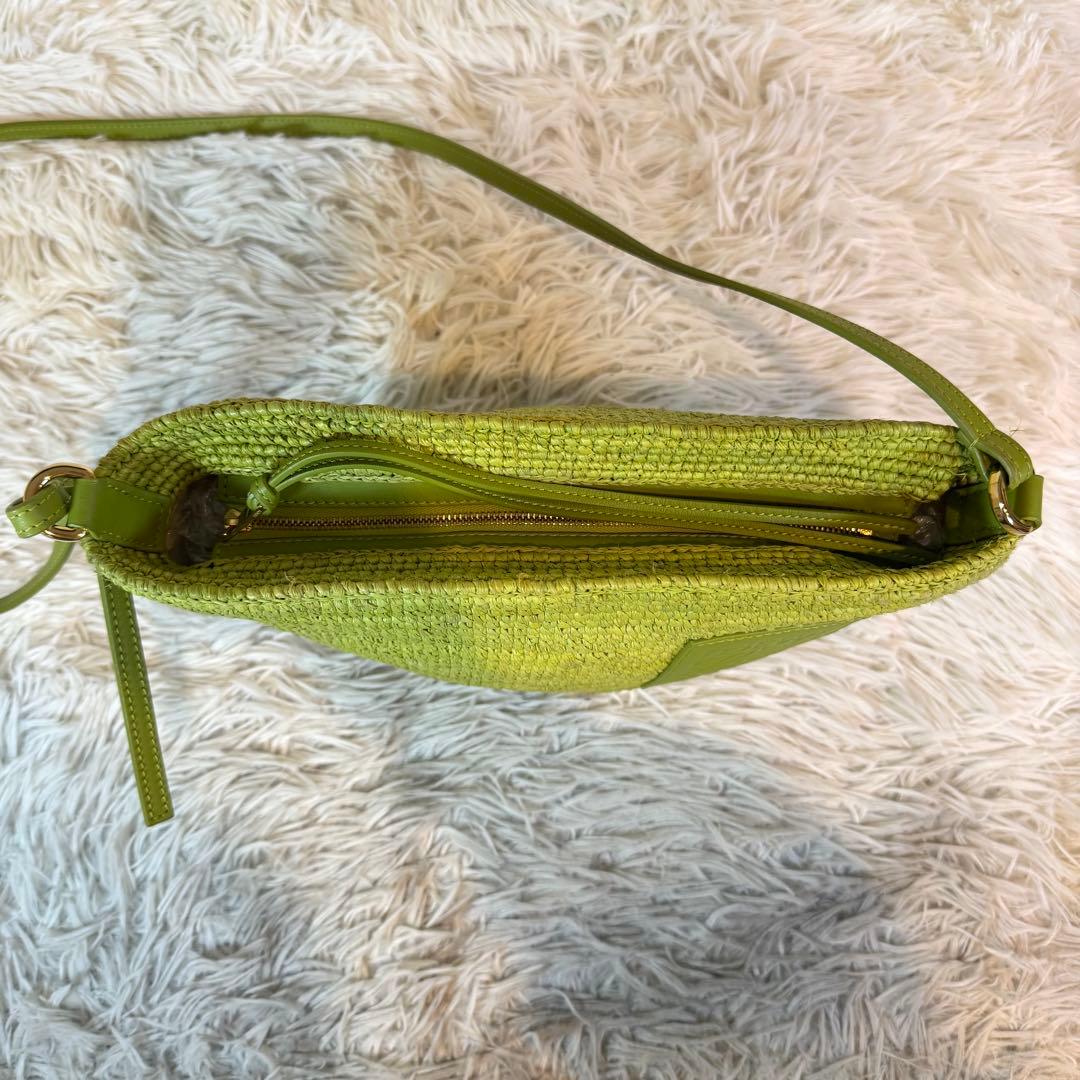 未使用級✨ロエベ ショルダーバッグ アナグラム バスケット スリットポシェット