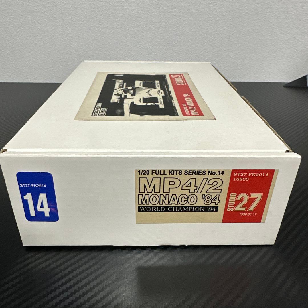STUDIO27 1/20マクラーレンMP4/2 モナコGP ‘84