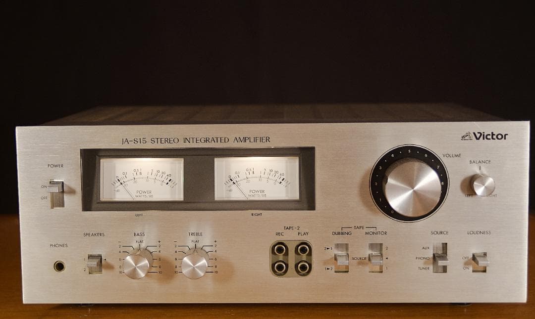 JA-S15 VICTOR プリメインアンプ メーターアンプ追加 動作品