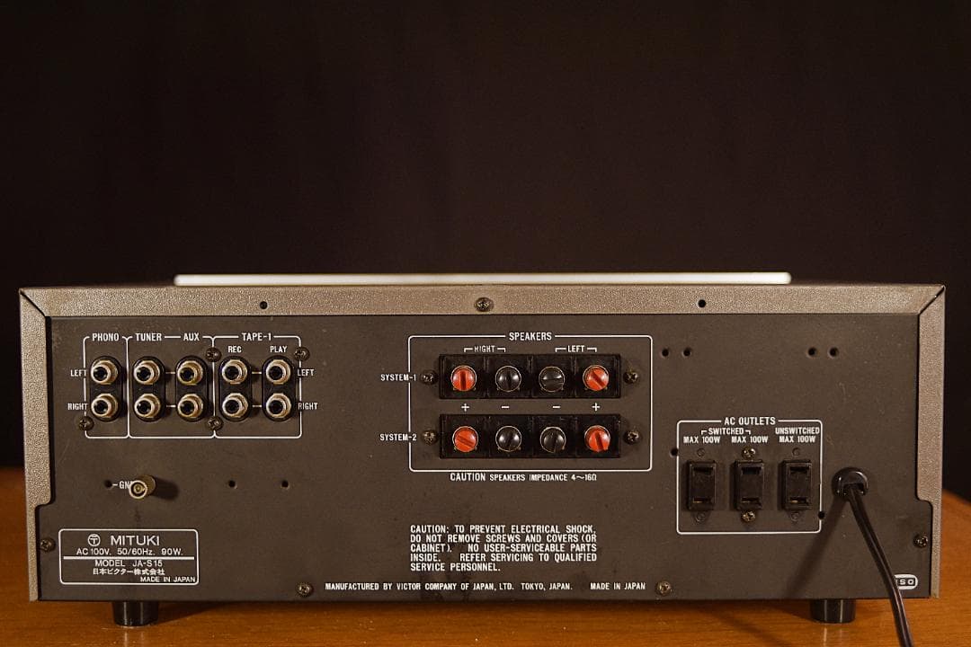 JA-S15 VICTOR プリメインアンプ メーターアンプ追加 動作品