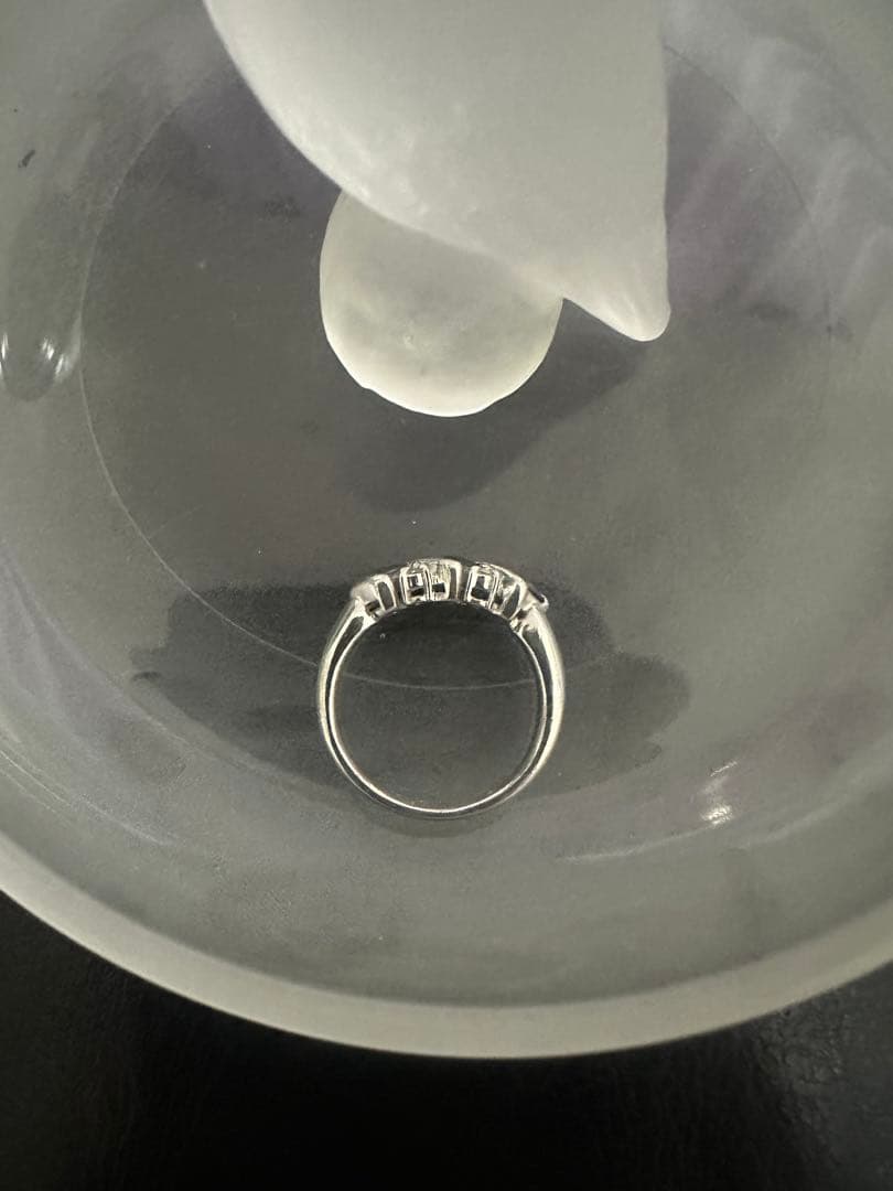 【美品】ブルーサファイア/ダイヤモンド/プラチナ リング #12