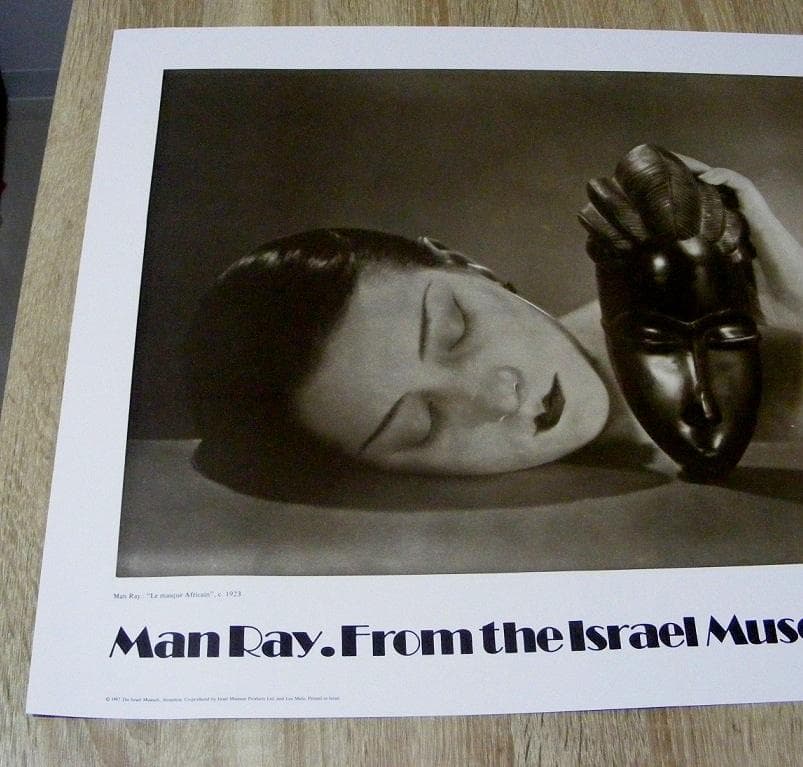 Man Ray Le masque Africain (1923) ポスター