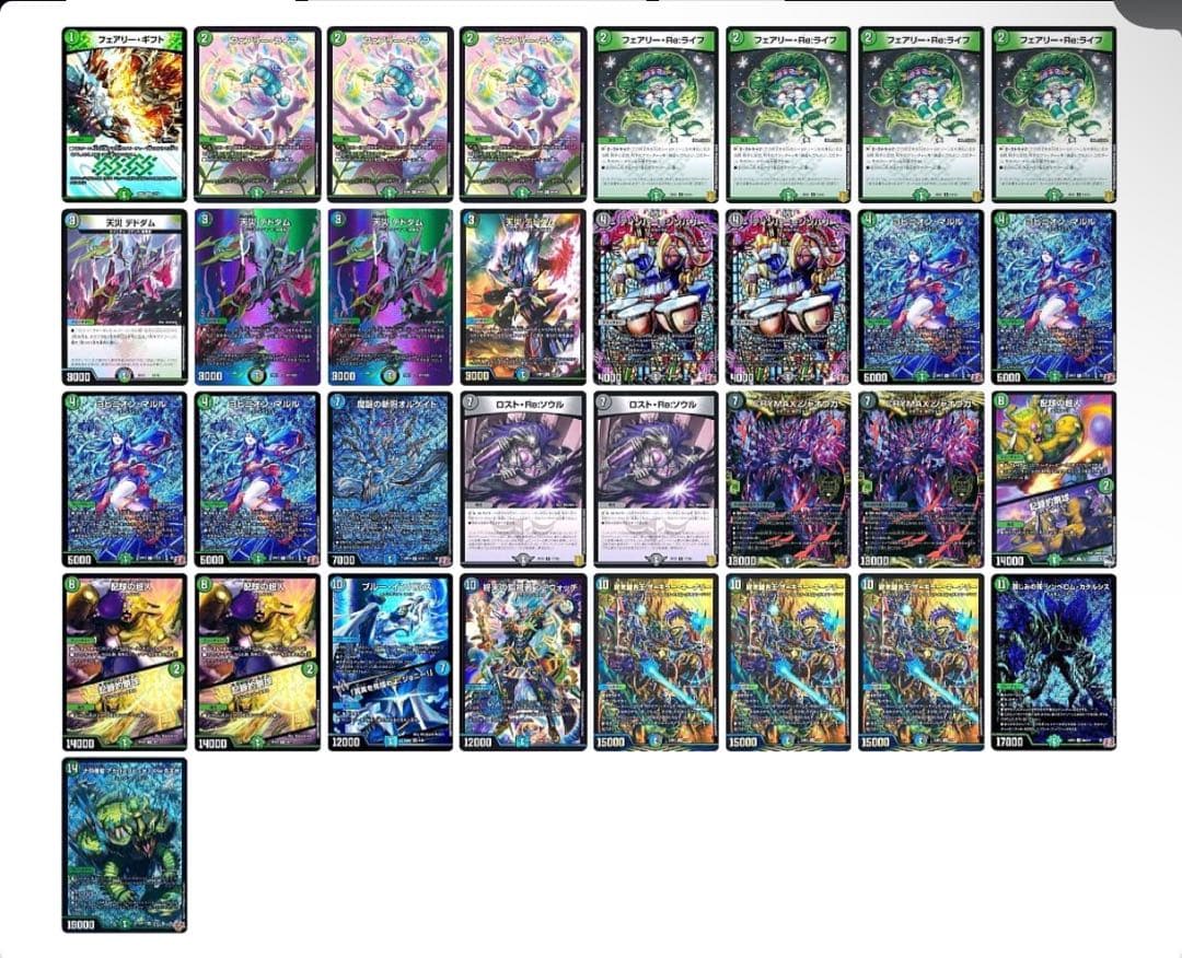 デュエマ　デッキパーツ　アナカラーマルル　キーナリー　ブルーインパルス