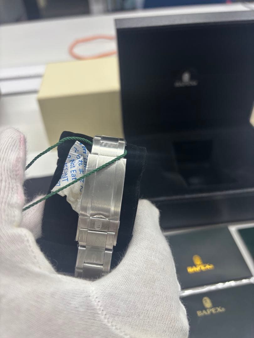 BAPEX® 自動巻き時計 緑