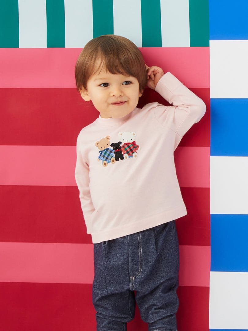 【未開封】ファミリア 長袖シャツ90 2枚セット