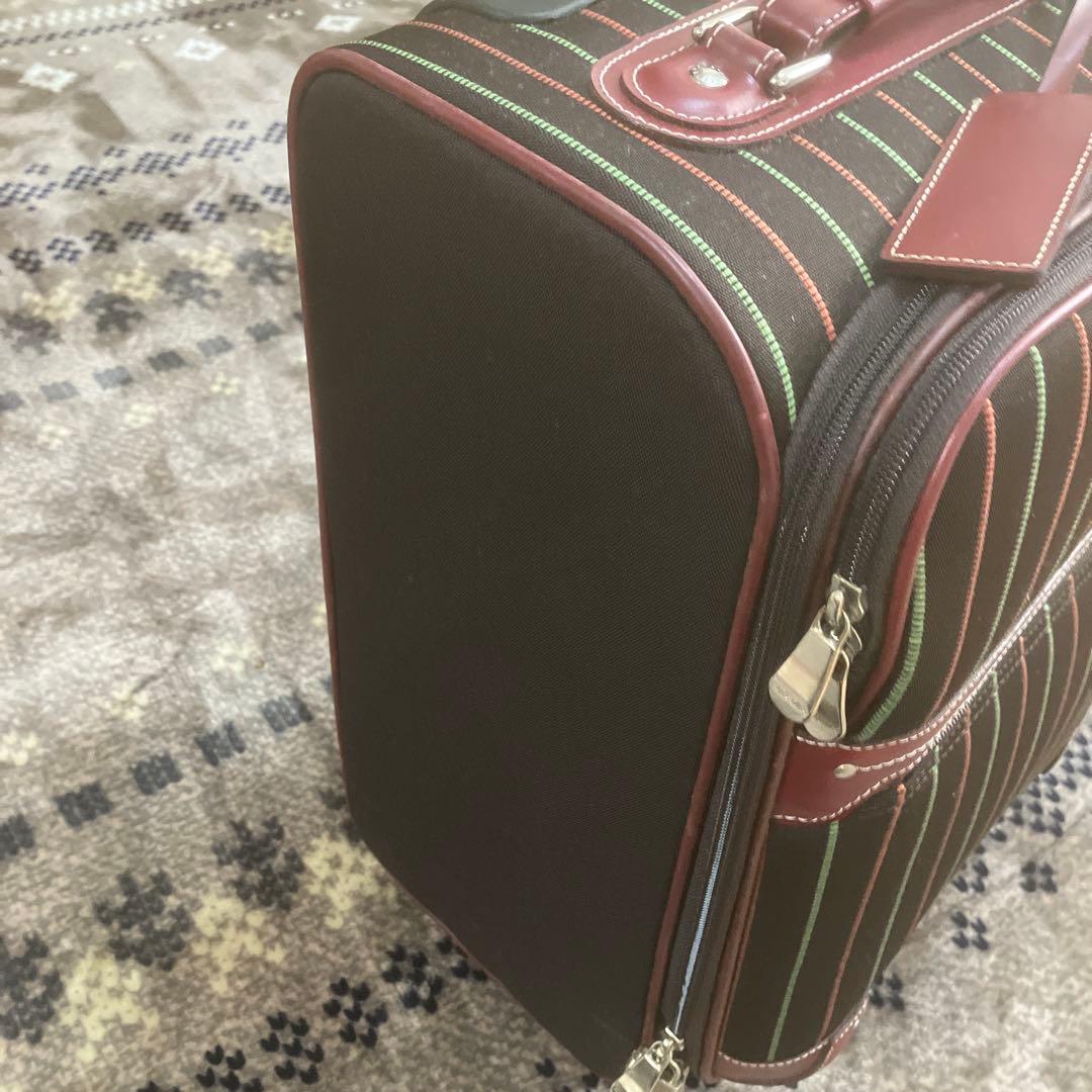 機内持ち込み可能　エースのソフトスーツケース　ソフトキャリーカート