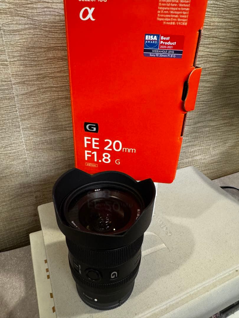 Sony FE 20mm F1.8 G使用数回美品フィルター付き