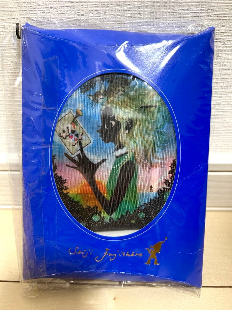 新品　影絵　切り絵　藤城清治 アリスのハート　猫　ラビィ　エコバッグ　てさげ