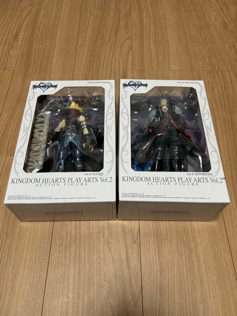 キングダムハーツ『クラウド セフィロス』フィギュア2点セット