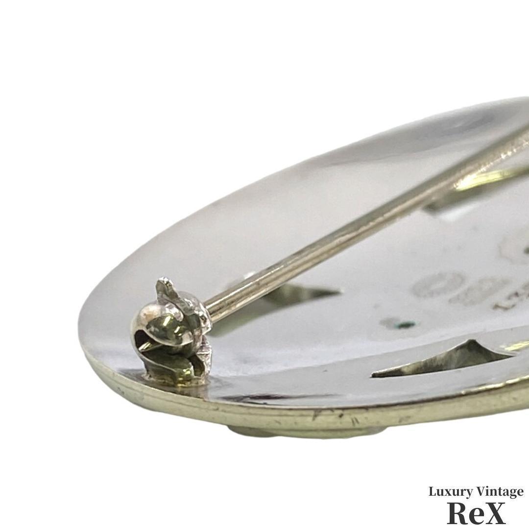 【超美品】ジョージジェンセン   ブローチ シルバー