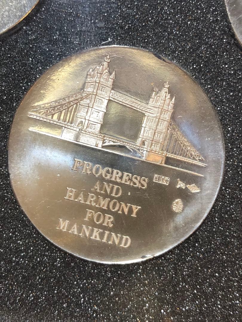 4273【日本・銀貨】1000純銀　銀貨　銀製メダル　5枚セット　値下げ不可