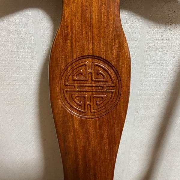 Y②高級 花梨？中国椅子 アンティーク風 インテリア 家具 木製 ひじ掛け 椅子