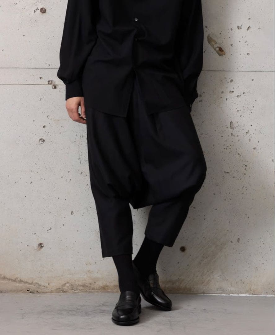 MB リミテッド　ハイエンド尾州ウール サルエルパンツ