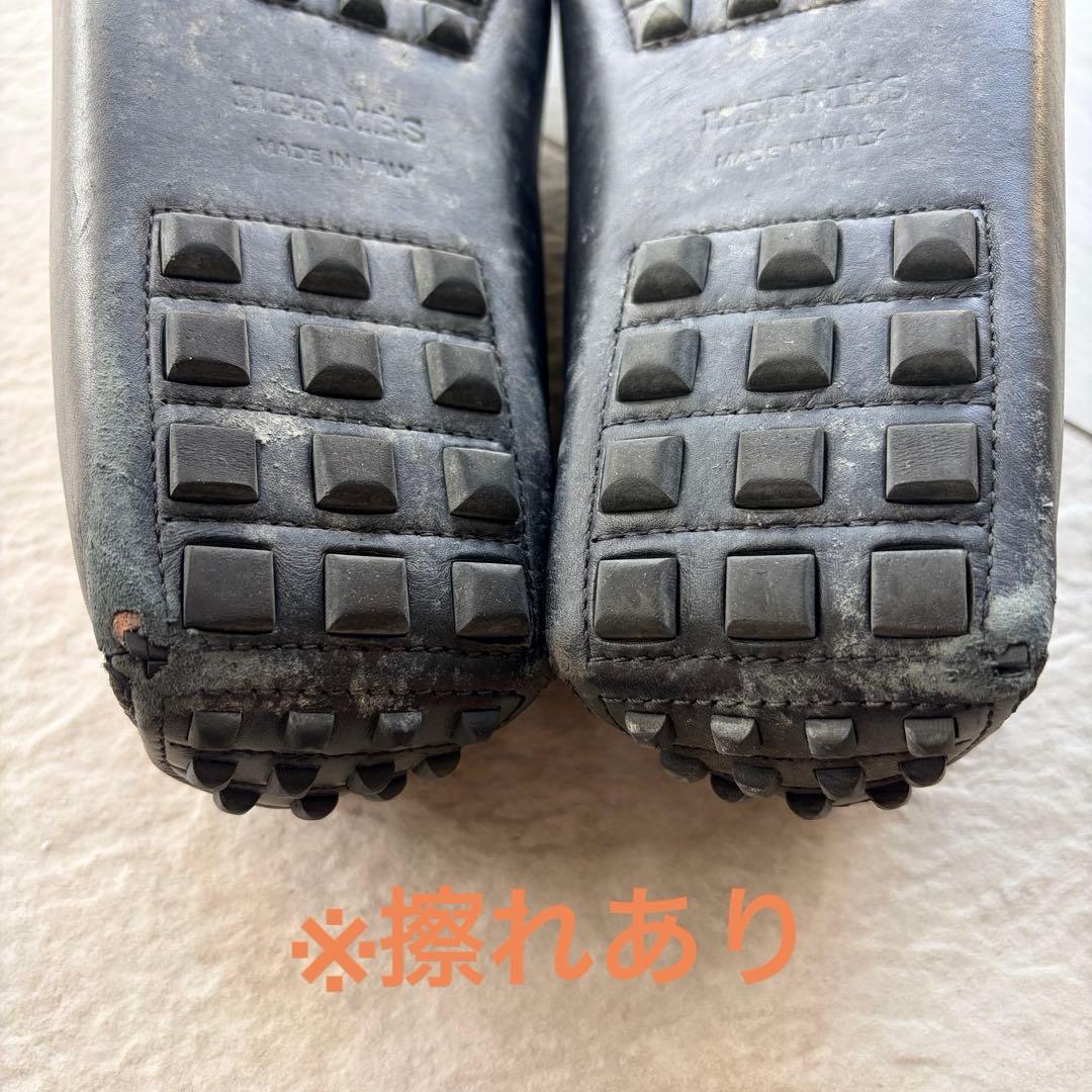 【使用感あり】Hermes エルメス モカシン 《アーヴィング》