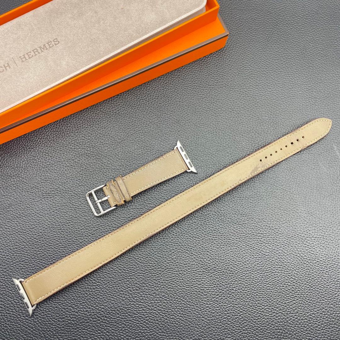 1326 Apple Watch エルメス　エトゥープ　二重　HERMES