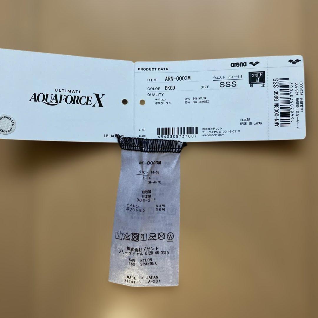 arena アクアフォースMF 高速水着　SSS