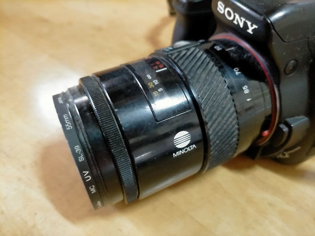 SONY α350 MINOLTAレンズ付き