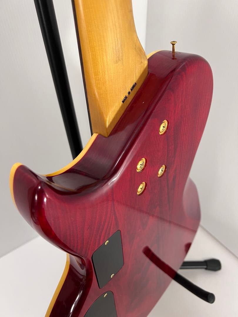 幻のAria ProII レスポール ベース 4弦 希少カラー RED GOLD