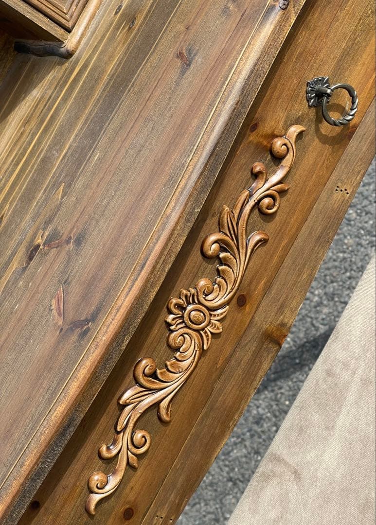 洋風　アンティークデスク　木製　軽量　テーブル　イスセット