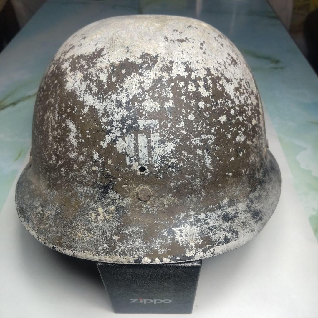 日本海軍使用ヘルメット(アルミ製) 【太平洋戦争】 当時の物