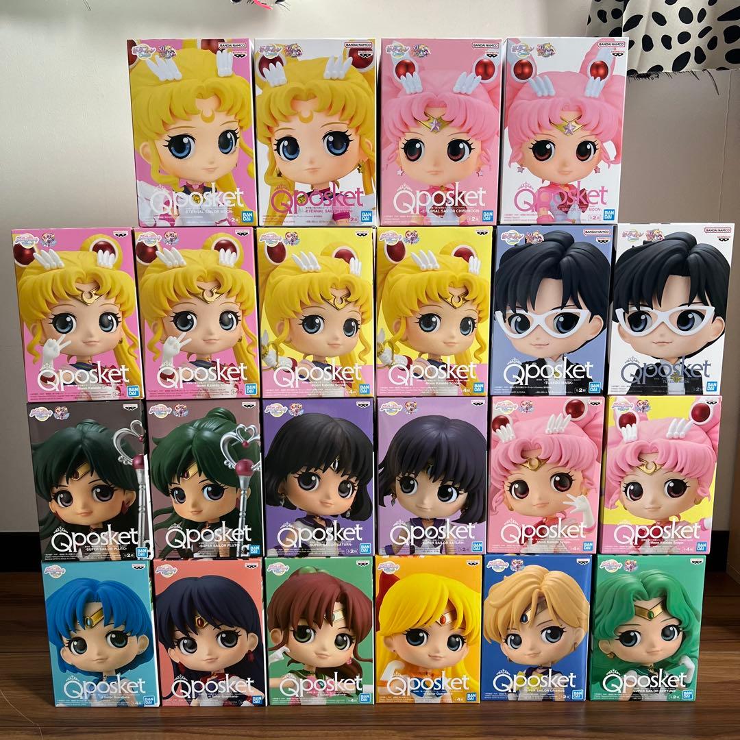 Qposket セーラームーンキャラクター 22体セット