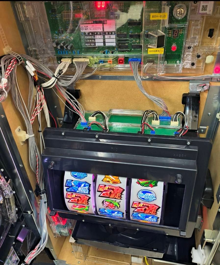 パチスロ　エヴァンゲリオン　エヴァ　魂の共鳴　ビスティ　実機