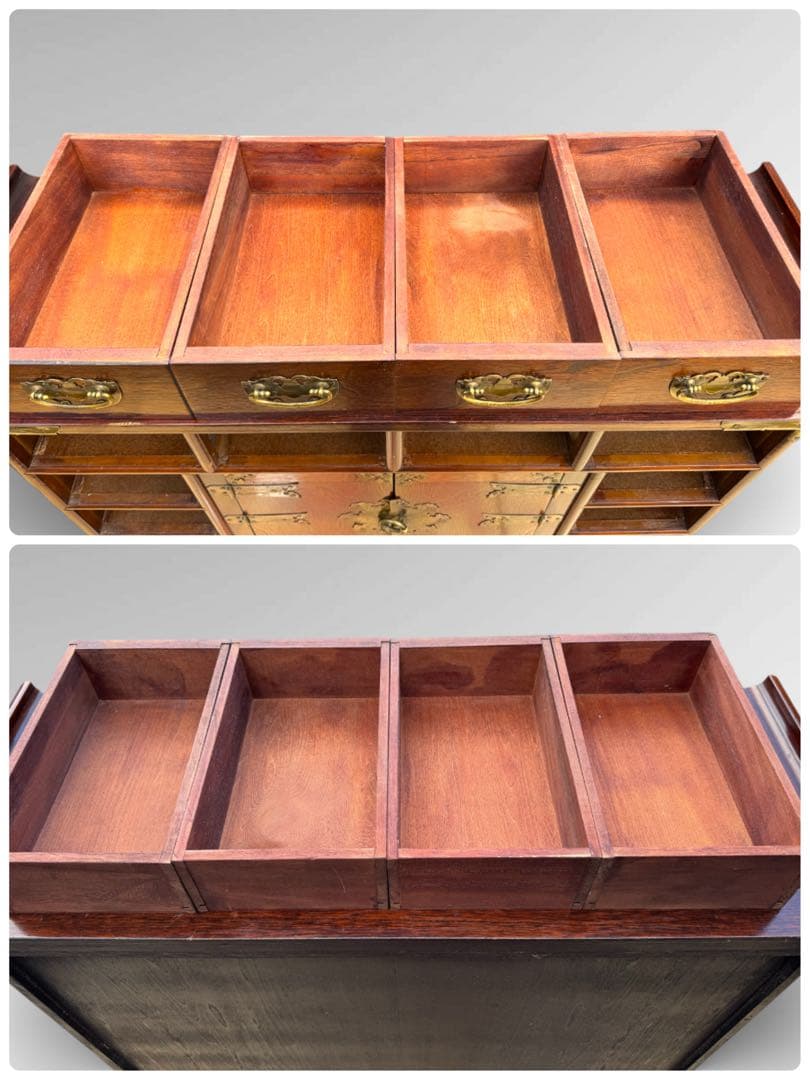 【新春セール】李朝家具 朝鮮家具 薬箪笥 年代物 アンティーク 韓流 韓国