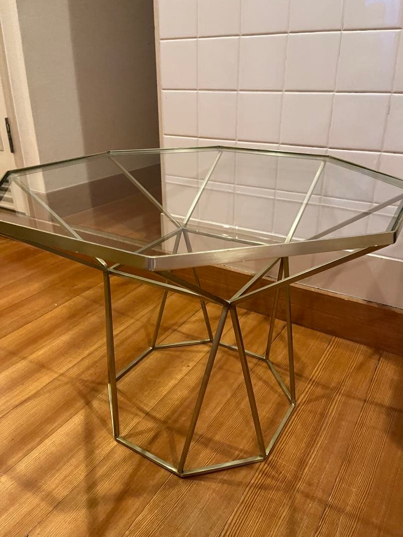 レア★ZARA  テーブル ゴールド