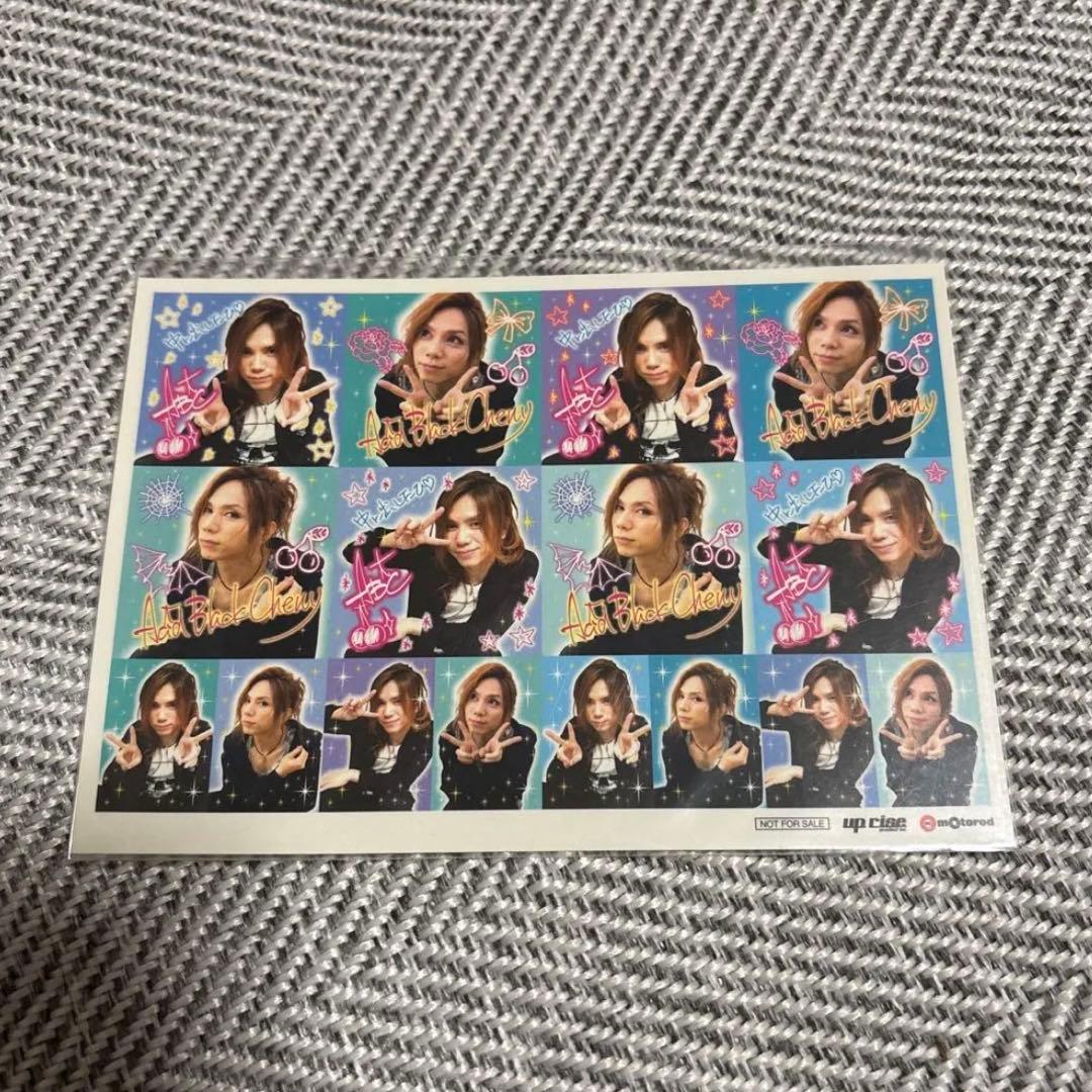 Acid Black Cherry ABC yasu プリクラ レア ステッカー