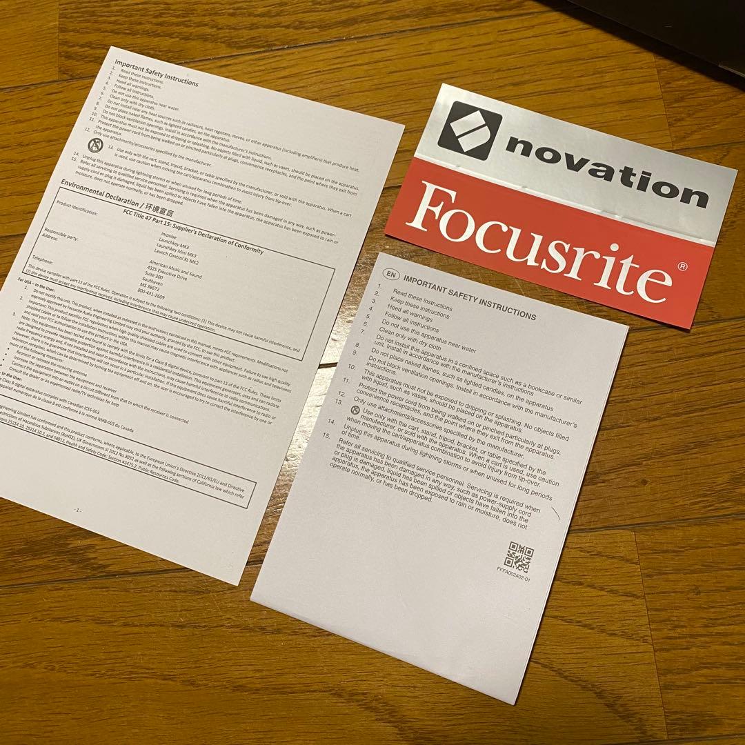 極美品★匿名　Novation FLKEY Mini MIDIキーボード 25鍵