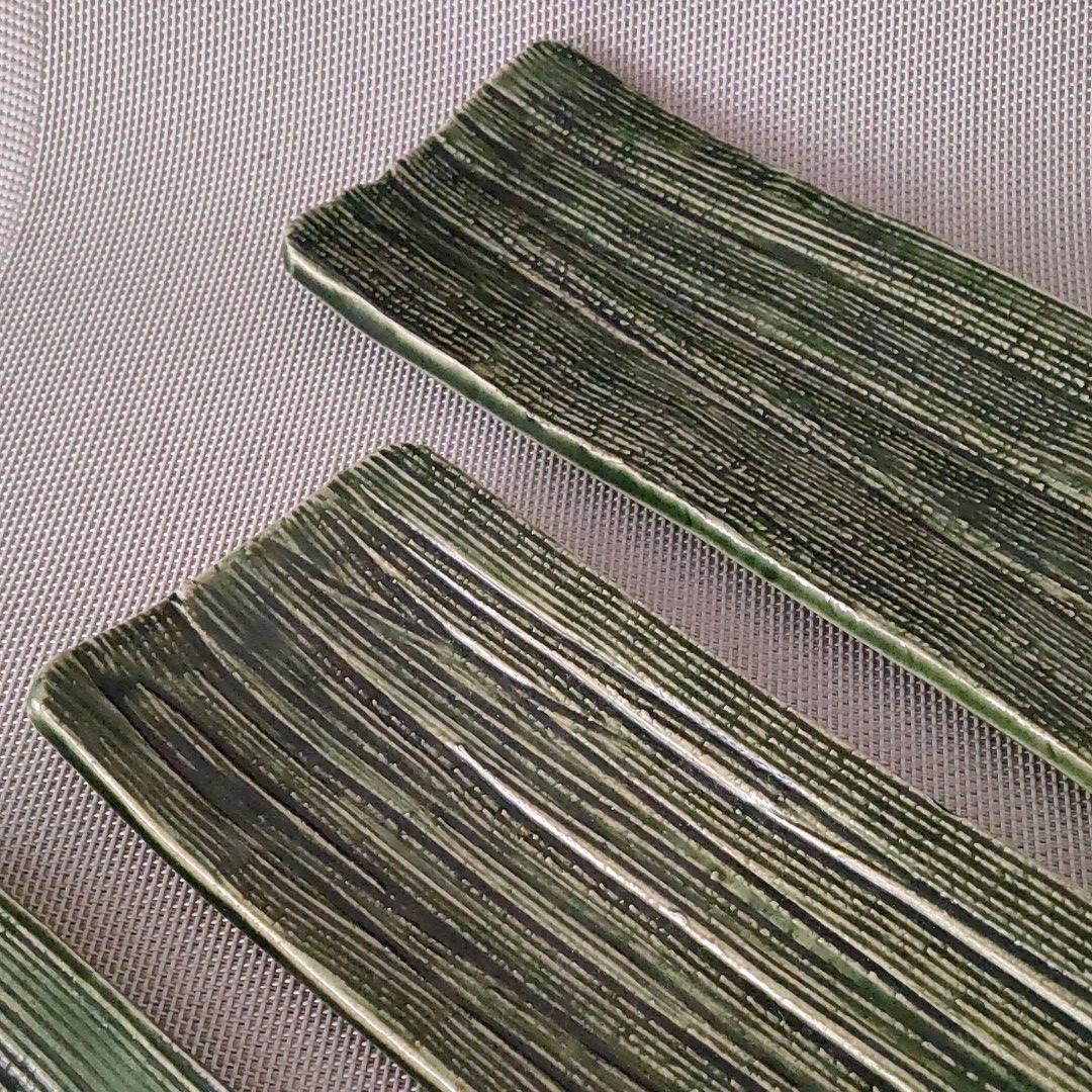 総織部　櫛目皿 ５枚組