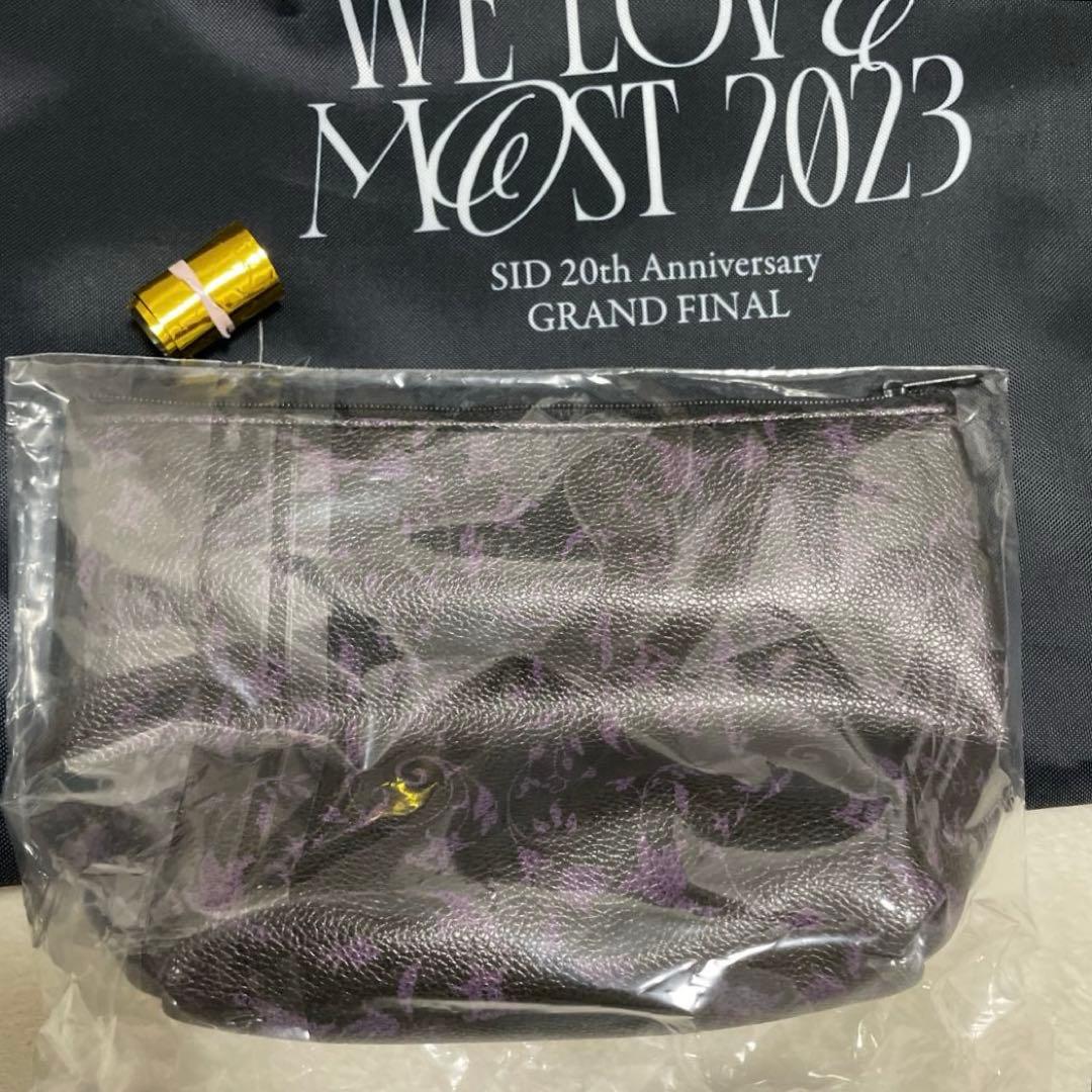 シド ライブグッズ バッグ ポーチ 銀テープ ラバーバンド 15周年 20周年