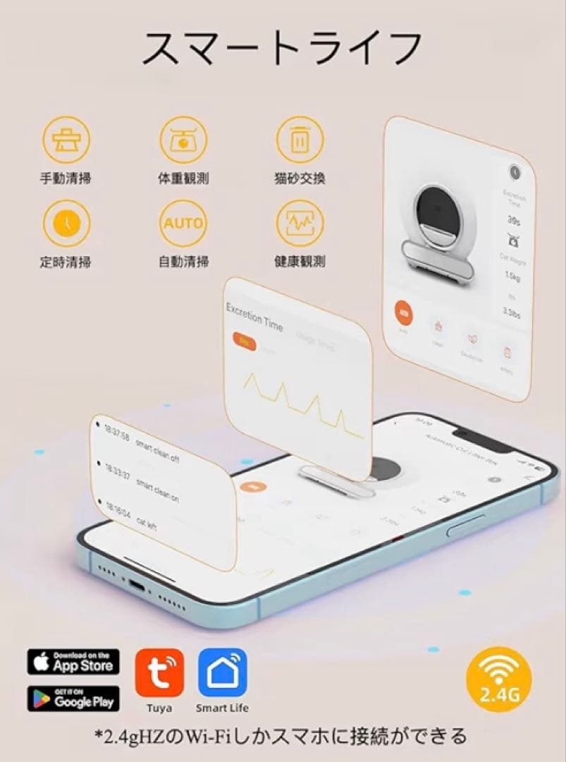 Swiftool全自動猫トイレ センサー付き 自動猫トイレ
