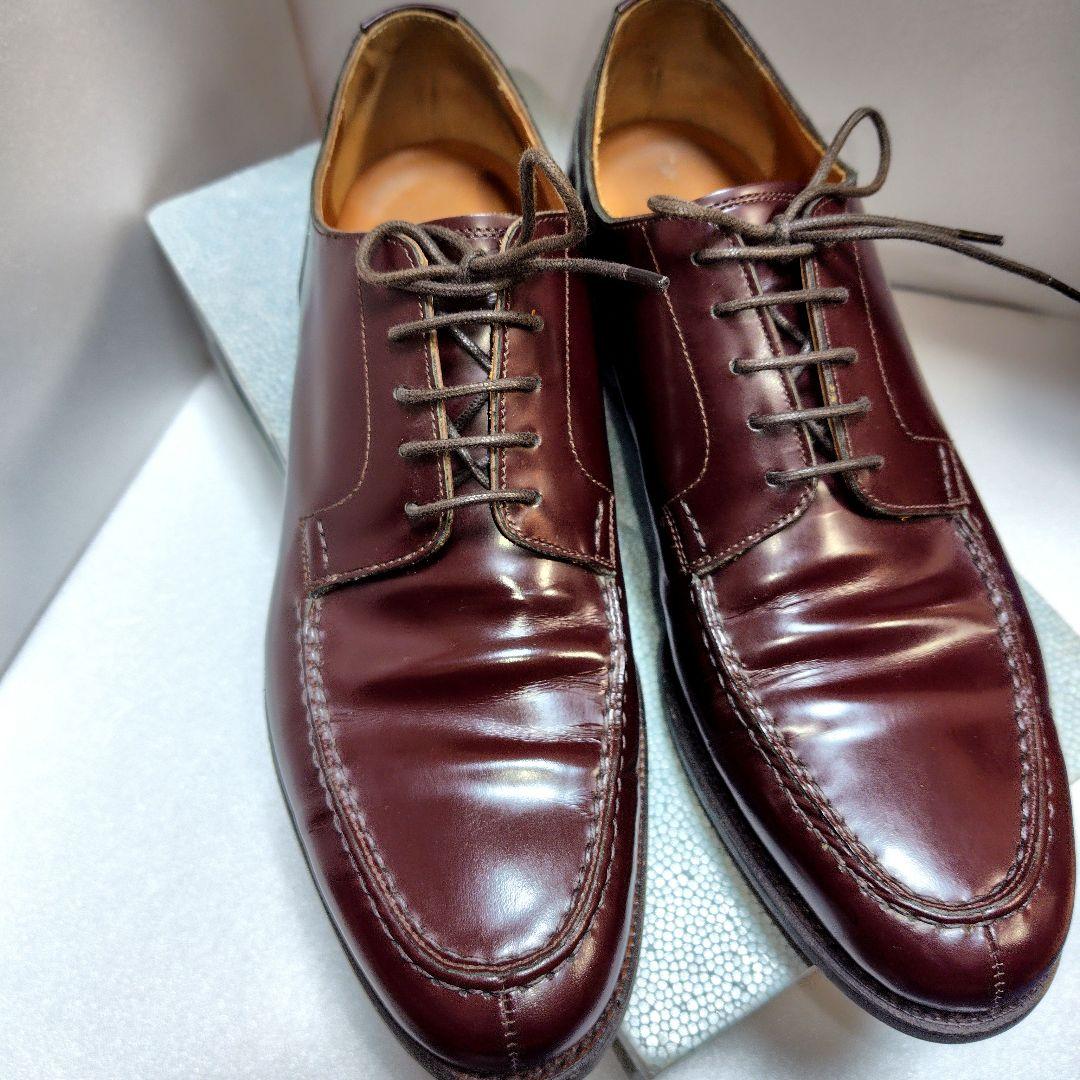 美品 NEWYORKER NY206 Uチップ 28.0cm ボルドー