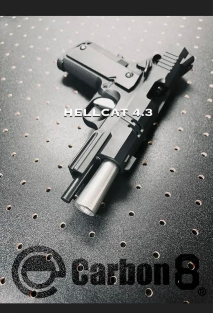 Carbon8 HELLCAT 4.3 ブラックモデルガン+ トレーサー