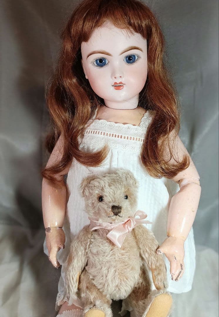 ⭐E12 アンティークドール　エデンべべ　大きな美しい瞳　⭐ジュモーボディ