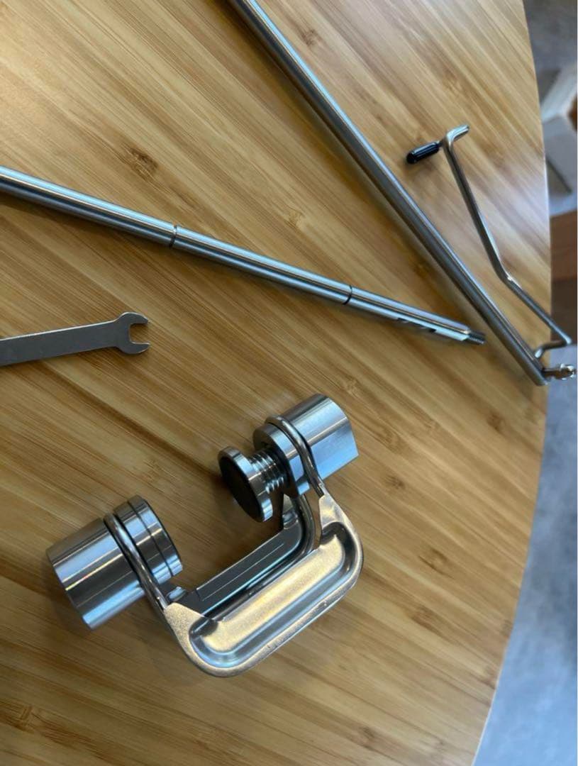 スノーピーク同等品テーブルトップアーキテクト ランタンハンガーとクランプ互換品