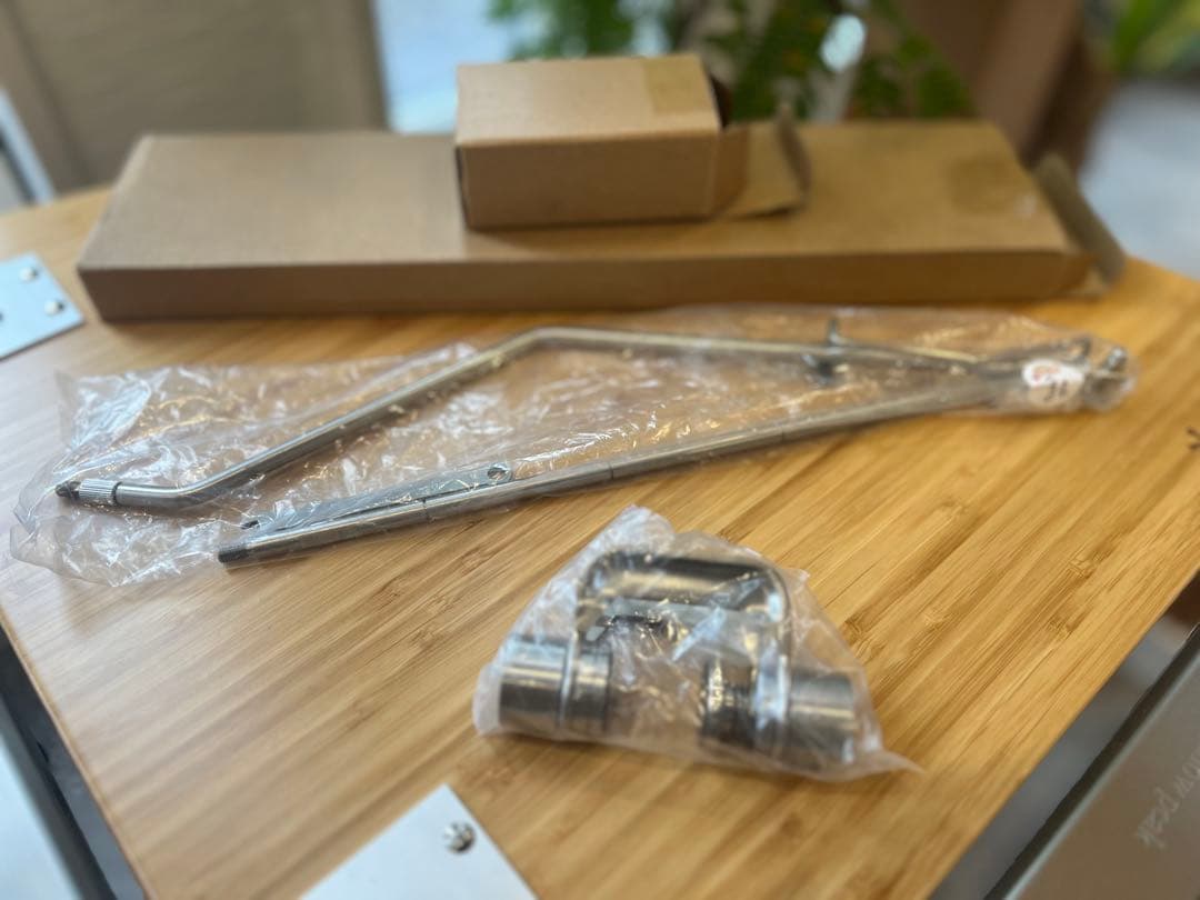 スノーピーク同等品テーブルトップアーキテクト ランタンハンガーとクランプ互換品