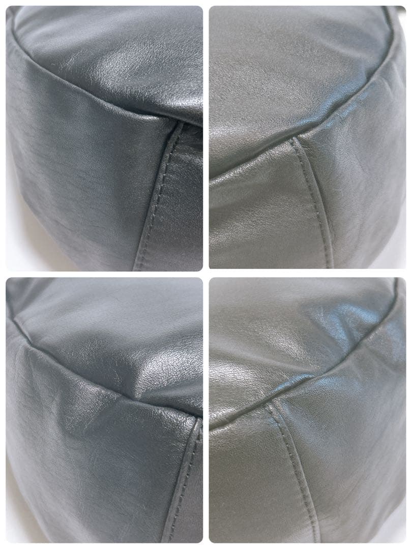 現行✨大人気✨russet ラシット ソフトレザーラウンドショルダーバッグ 黒