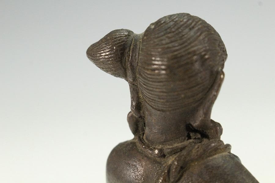 古銅 踊子 像 ガンダーラ 仏教(K-XA902)