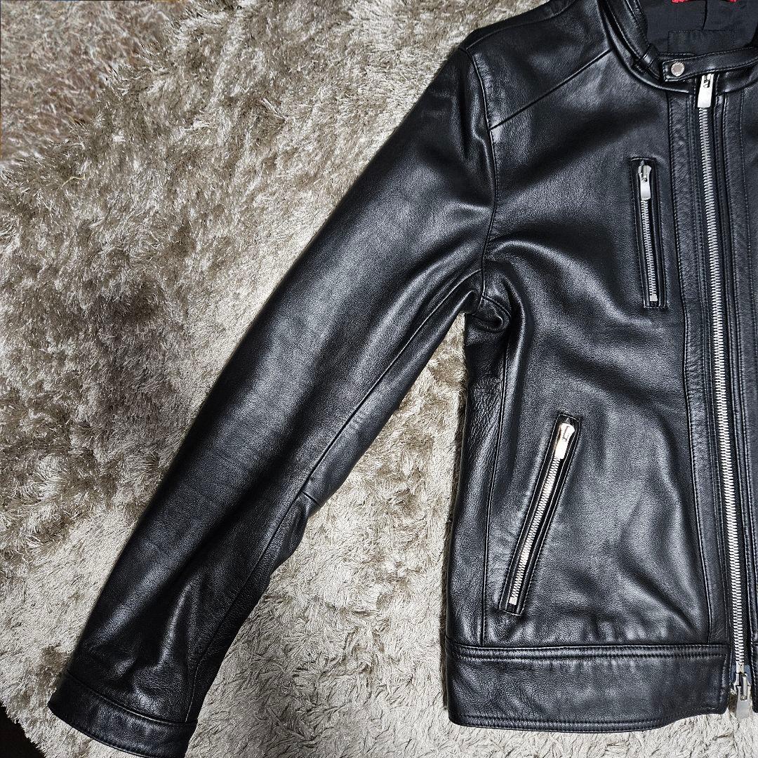 【2024年モデル】 LOVELESS シングルレザーライダース M ブラック