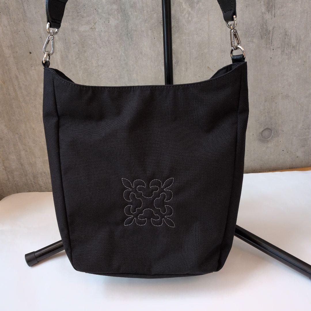 russet　ラシット　ナイロン2wayミニトートバック　ブラック