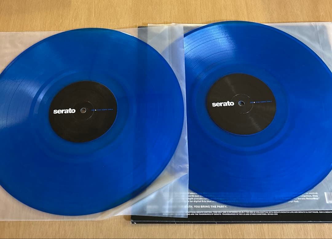 serato クリアブルー　コントロールバイナル